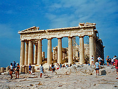 Parthenon Bildansicht Attraktion  Der marmone Parthenon-Tempel ist das Highligt eines Akropolis-Besuches
