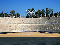  Fotografie Sehenswürdigkeit  von Athen Panathenäisches Stadion der Olympischen Spiele der Neuzeit
