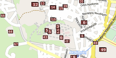 Akropolis Athen Stadtplan