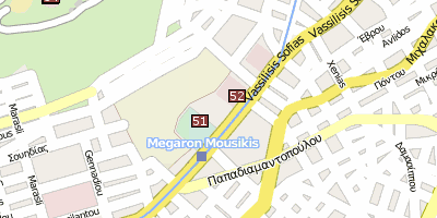 Stadtplan Konzerthalle Megaron