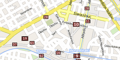 Psirrí Athen Stadtplan