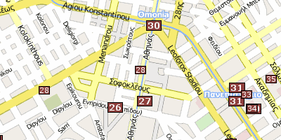 Rathaus Athen Stadtplan