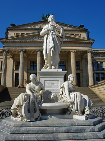 Schillerdenkmal mit Konzerthaus