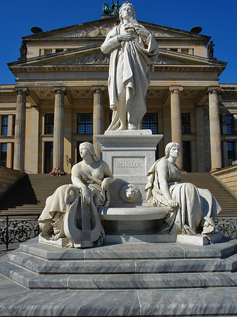 Schillerdenkmal mit Konzerthaus Fotos