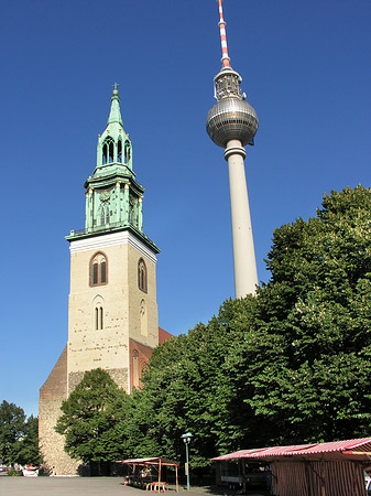 Marienkirche und Fernsehturm