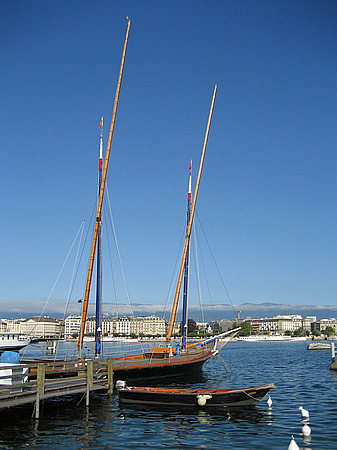 Boote im Hafen Foto 