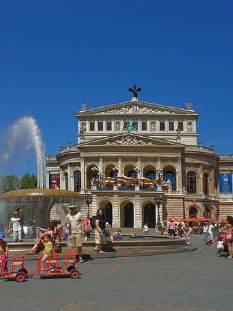 Alte Oper mit Opernplatz Foto 