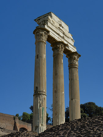 Fotos Säulen am Dioskurentempel | Rom