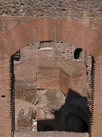 Ruinen auf dem Palatin Hügel Foto 