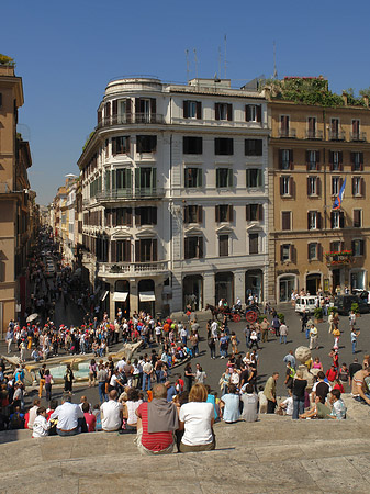 Foto Menschen an der Treppe - Rom