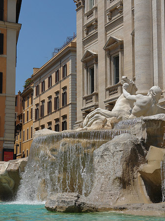 Fotos Statuen am Trevibrunnen