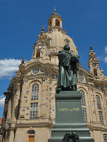 Frauenkirche und Lutherdenkmal Fotos
