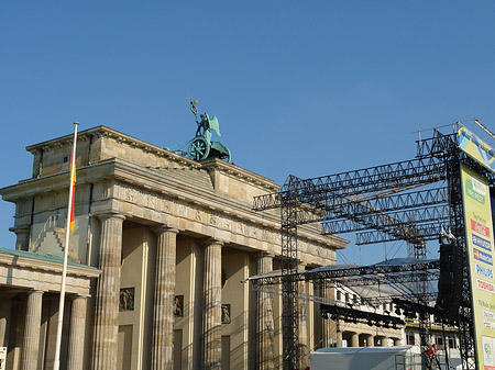 Brandenburger Tor mit Fanmeile