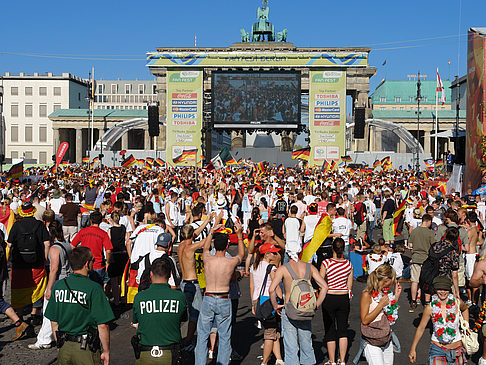 Foto Leinwand und Fans - Berlin