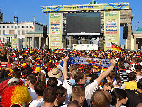 Leinwand und Fans