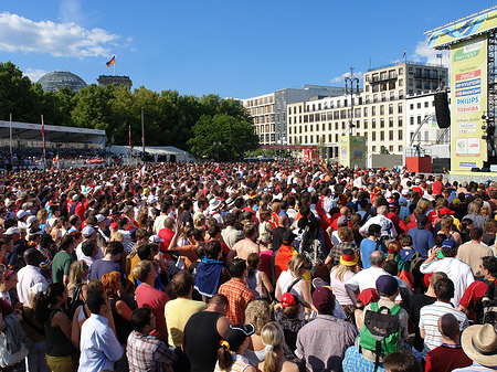 Foto Tribünen am Brandenburger Tor