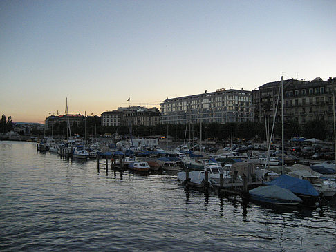 Foto Boote im Hafen - Genf