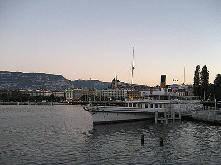 Foto Boote im Hafen - Genf