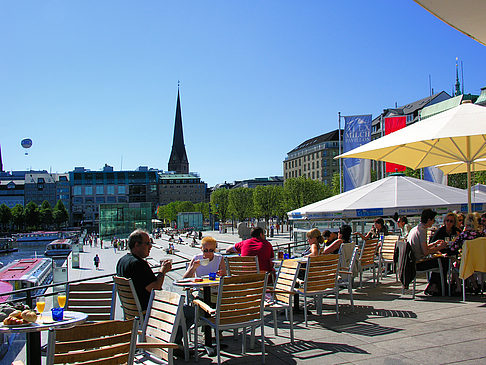 Foto Brunchterrasse auf dem Alster Pavillon