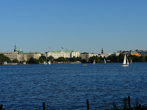 Segeln auf der Außenalster