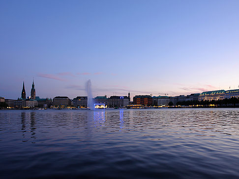 Fotos Binnenalster am Abend | Hamburg