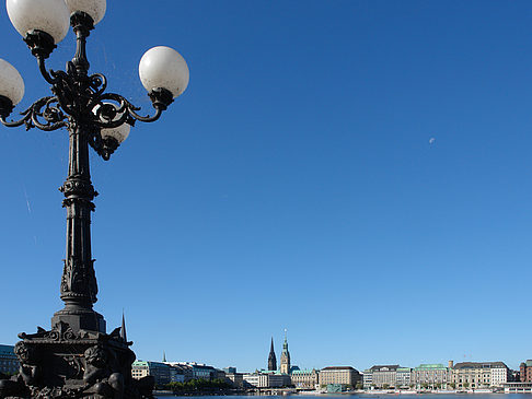 Laterne und Binnenalster Foto 