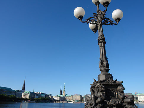Foto Laterne und Binnenalster