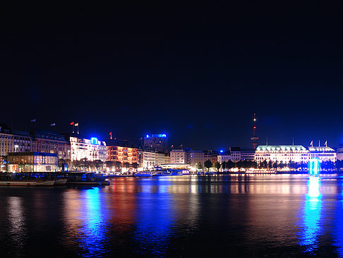 Fotos Binnenalster bei Nacht