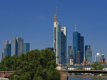 Skyline von Frankfurt Fotos