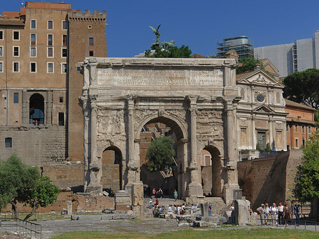 Triumphbogen des Septimius Severus Foto 