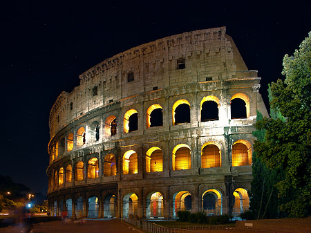 Foto Kolosseum bei Nacht - Rom