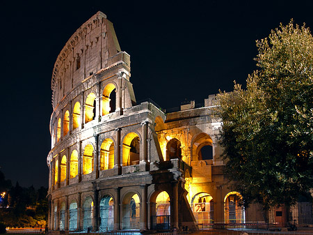 Foto Kolosseum bei Nacht - Rom