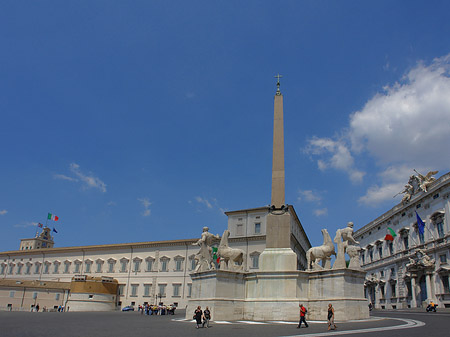 Fotos Quirinalspalast mit Obelisk | Rom