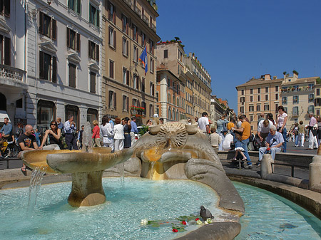 Foto Barcaccia Brunnen - Rom