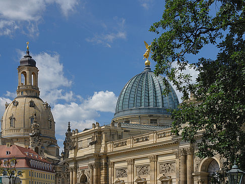 Foto Frauenkirche und Kunstakademie - Dresden