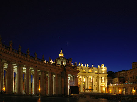 Foto Petersplatz bei Nacht - 