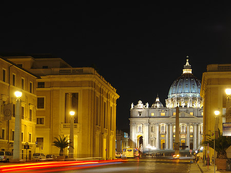 Foto Vatikan bei Nacht