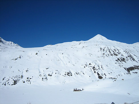 Schnee auf den Bergen