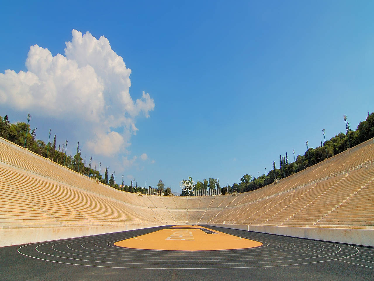 Ansicht Attraktion in Athen Fotografie Sehenswürdigkeit