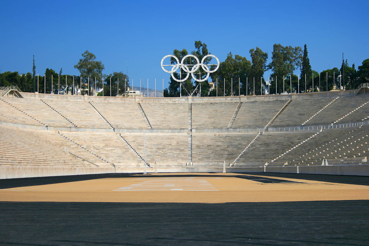  Fotografie Sehenswürdigkeit  von Athen Panathenäisches Stadion der Olympischen Spiele der Neuzeit
